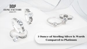 1 Ounce of Sterling Silver Is Worth Compared to Platinum